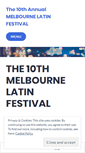 Mobile Screenshot of melbournelatinfestival.com.au